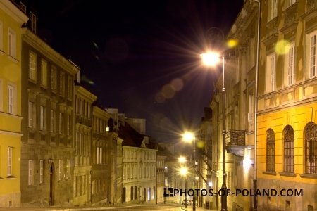 Warszawa nocą 