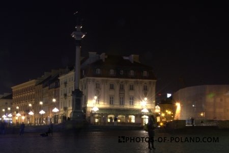 Warszawa nocą 
